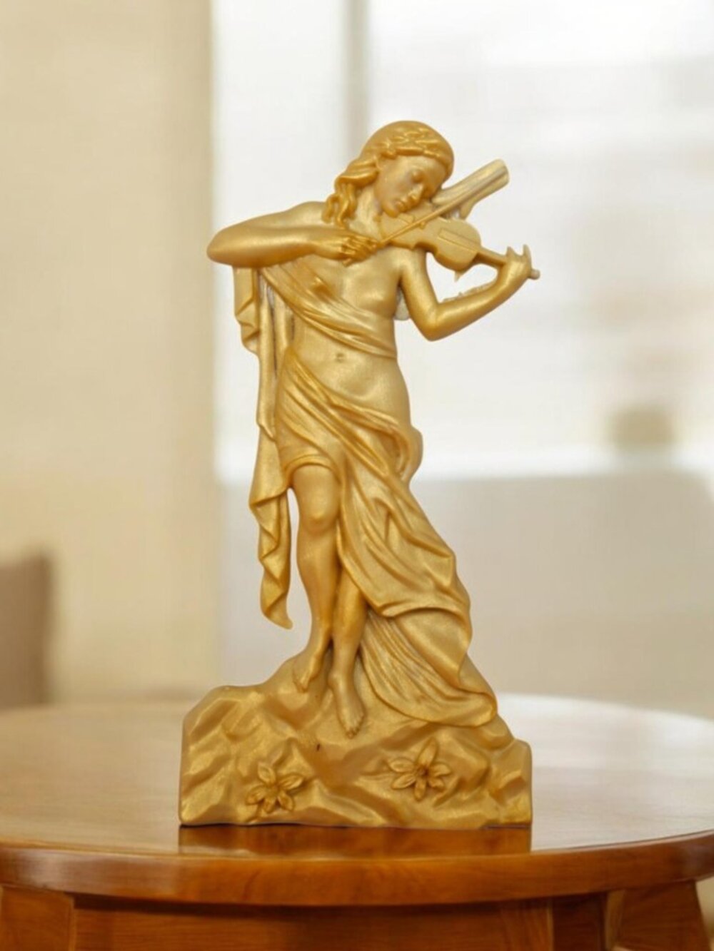Beautiful Vintage Style Violinist Silicone Mold